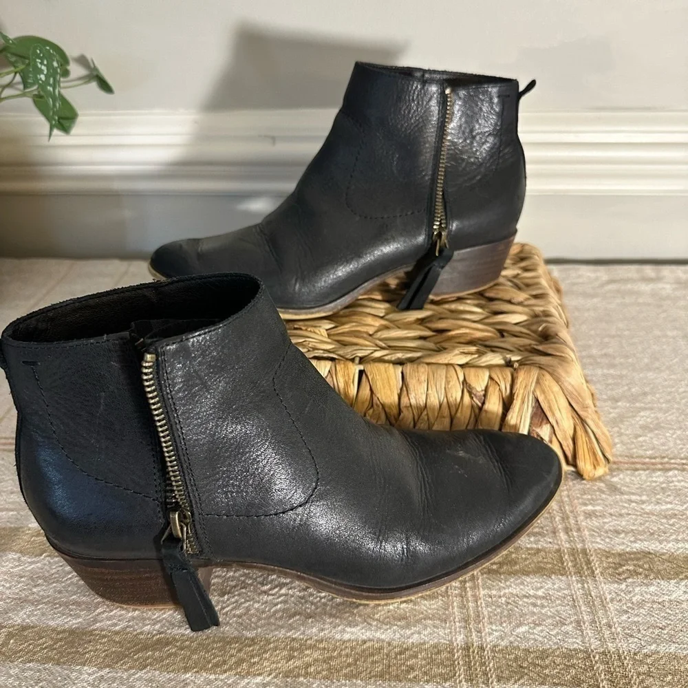 Lucky Brand Black Basel Bootie - Size 7.5M
